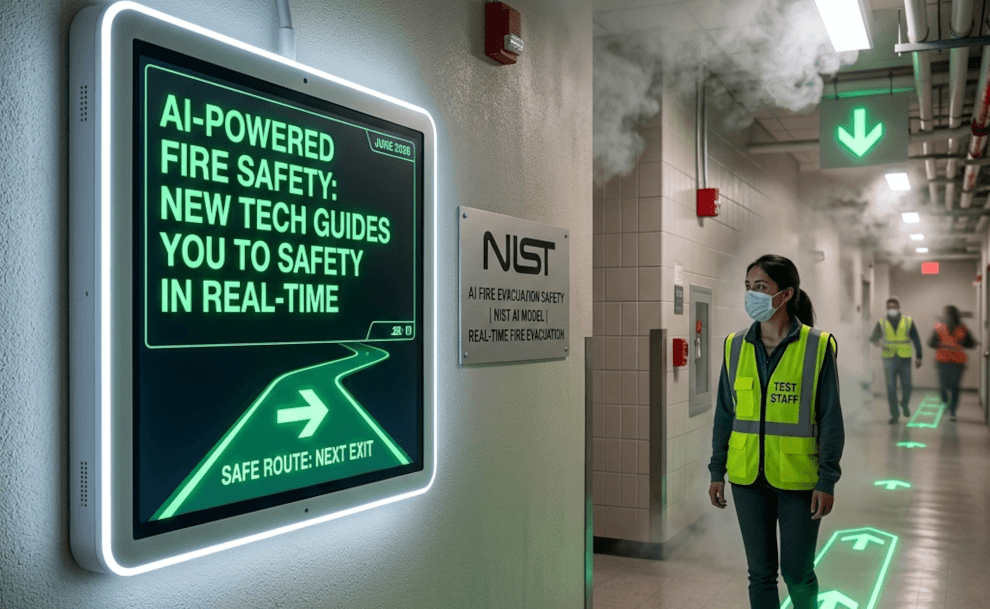 AI-Powered Fire Safety: New Tech Guides You to Safety in Real-Time